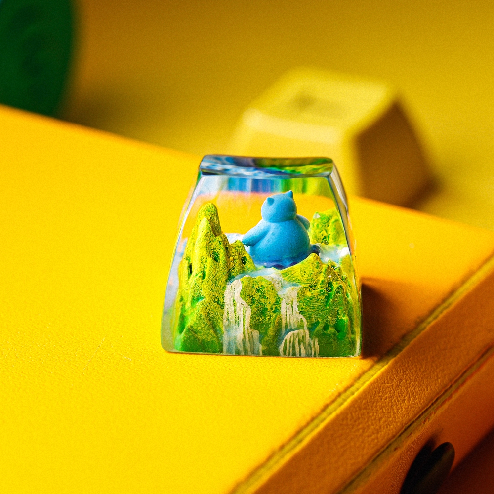 Pokemon - Snolax Artisan Keycap Breakwooden 3