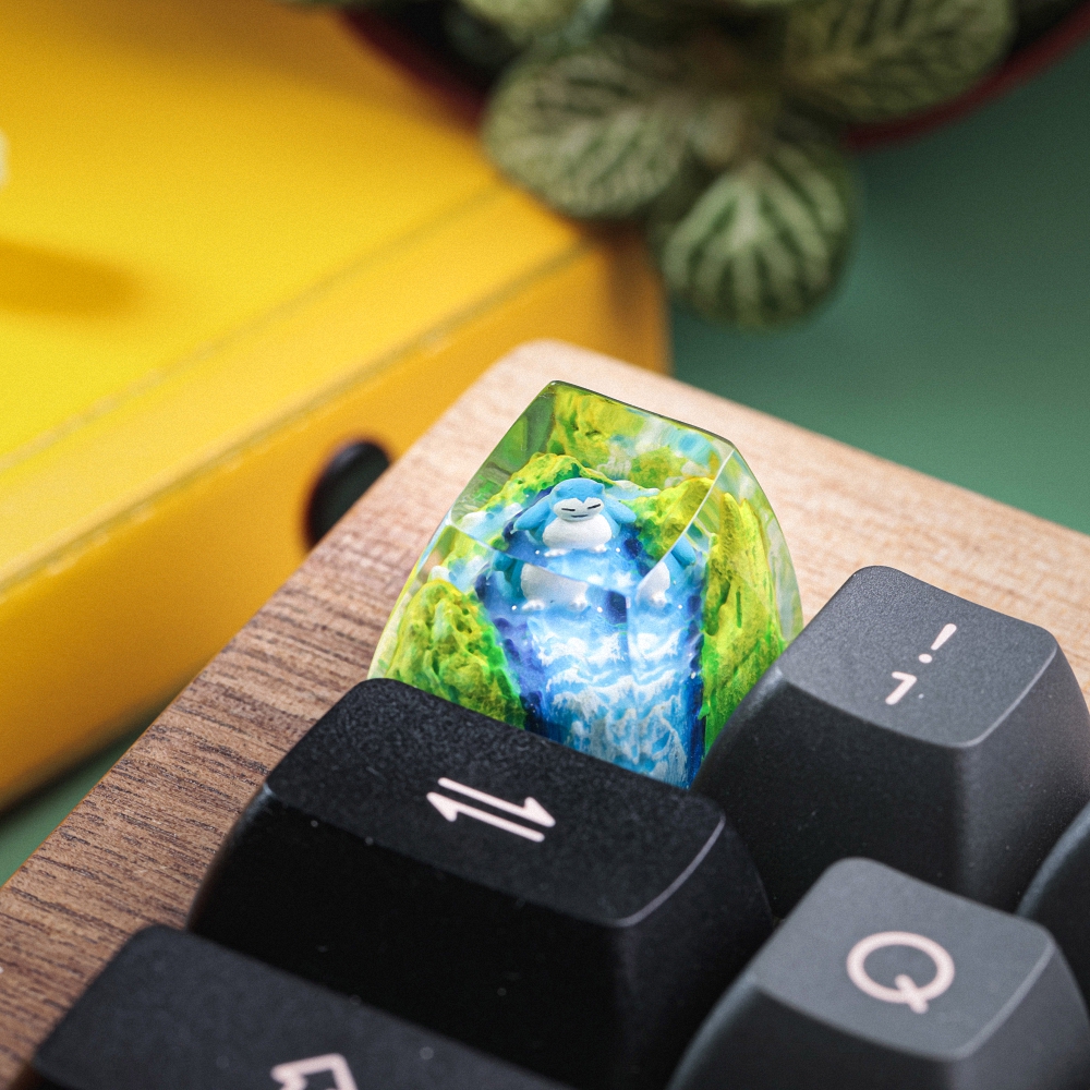 Pokemon - Snolax Artisan Keycap Breakwooden 3