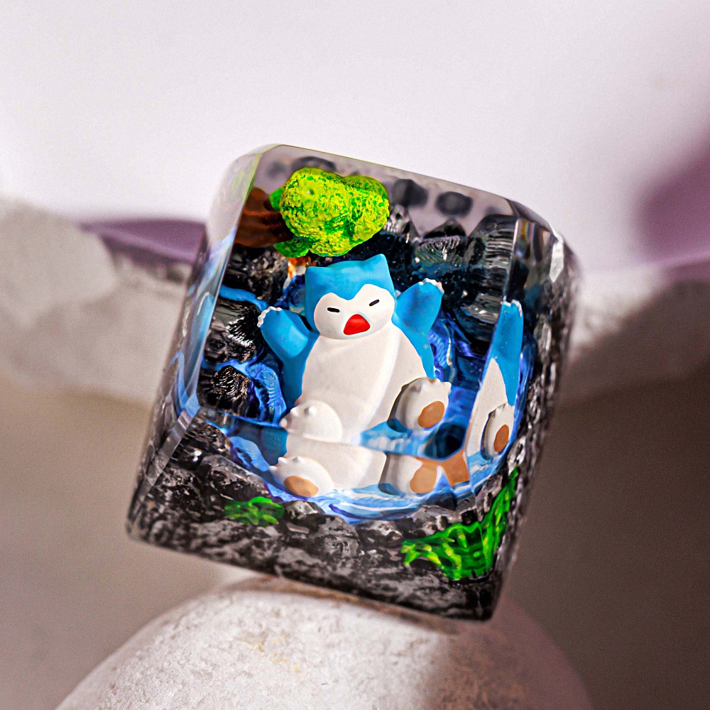 Pokemon - Snolax Artisan Keycap Breakwooden 5