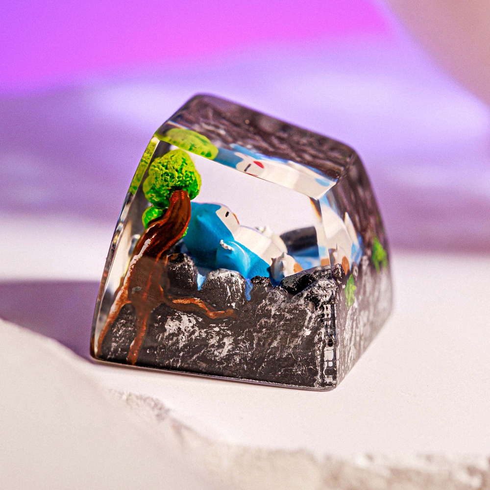 Pokemon - Snolax Artisan Keycap Breakwooden 5