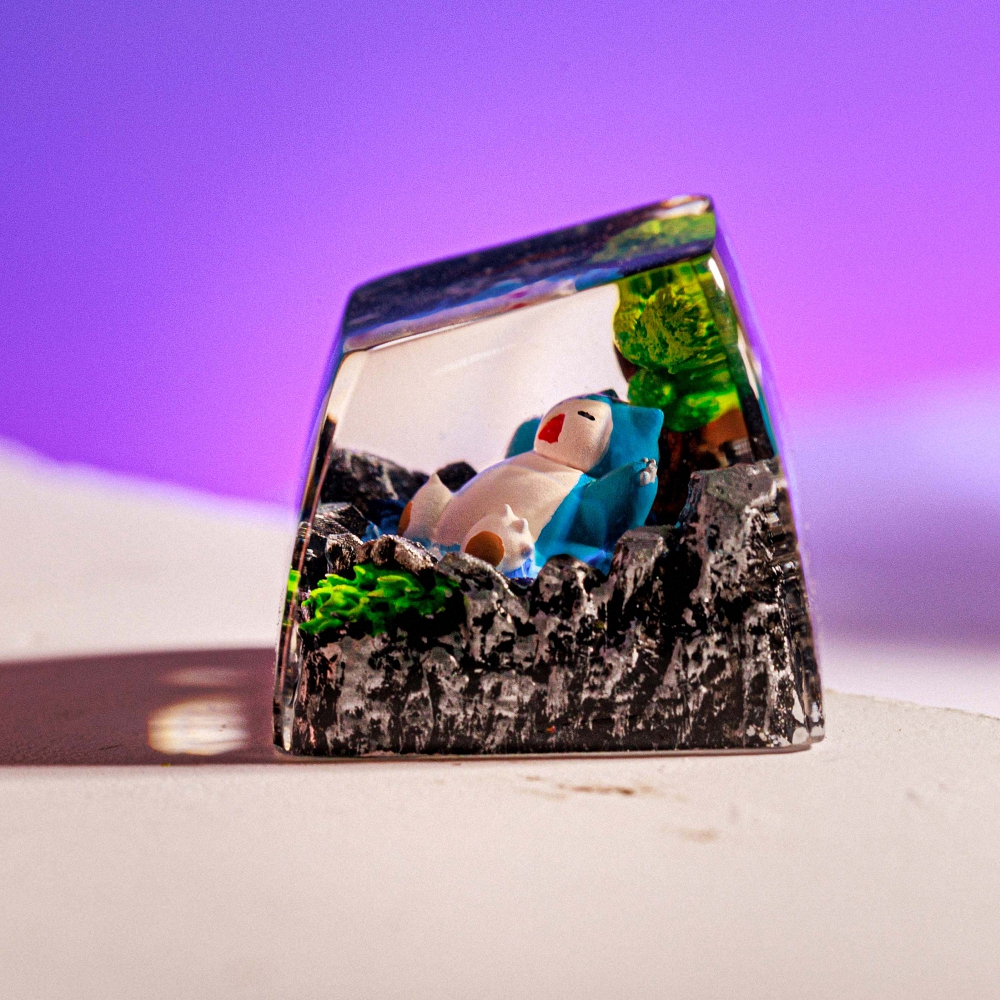 Pokemon - Snolax Artisan Keycap Breakwooden 5