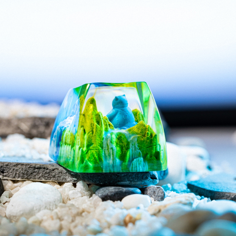 Pokemon - Snolax Artisan Keycap Breakwooden 7