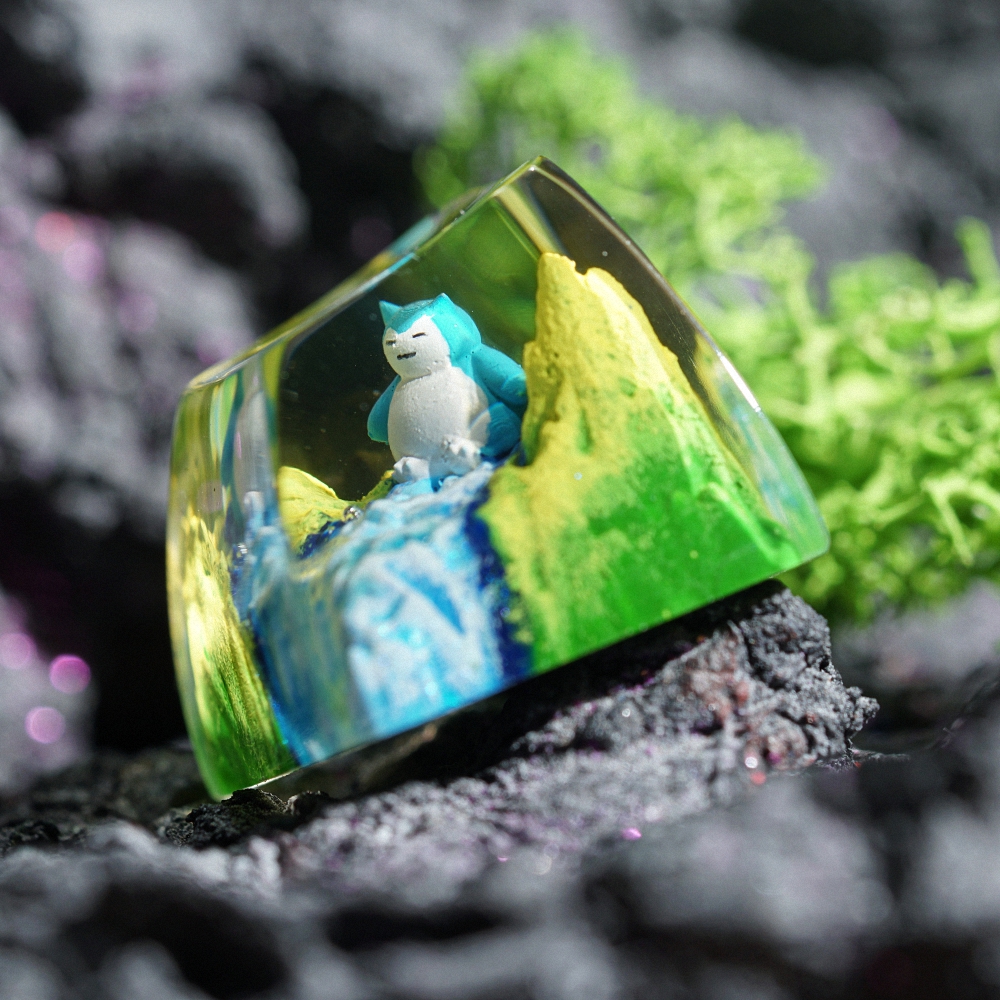 Pokemon - Snolax Artisan Keycap Breakwooden 8