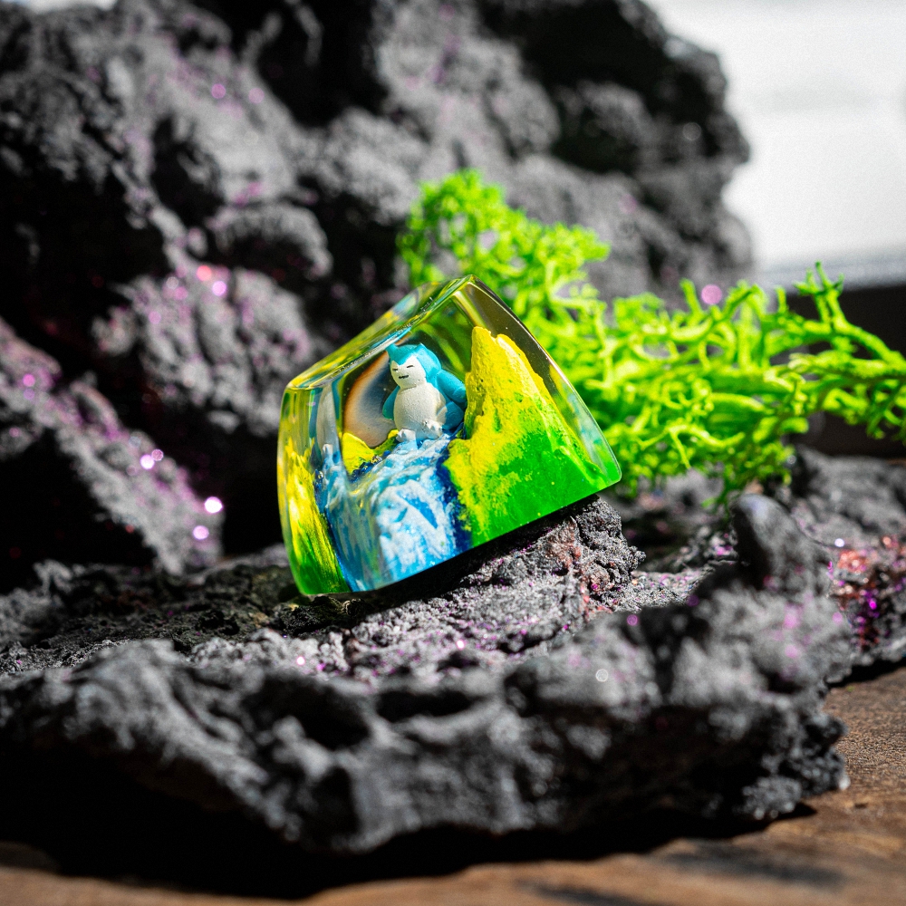 Pokemon - Snolax Artisan Keycap Breakwooden 8