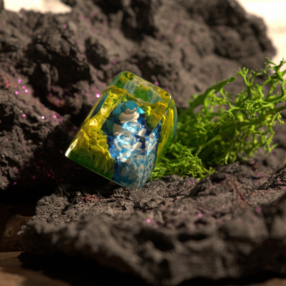 Pokemon - Snolax Artisan Keycap Breakwooden 8