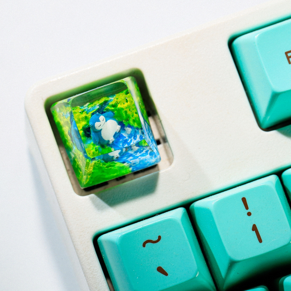 Pokemon - Snolax Artisan Keycap Breakwooden 9