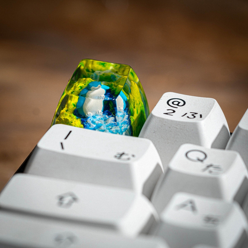 Pokemon - Snolax Artisan Keycap Breakwooden 9
