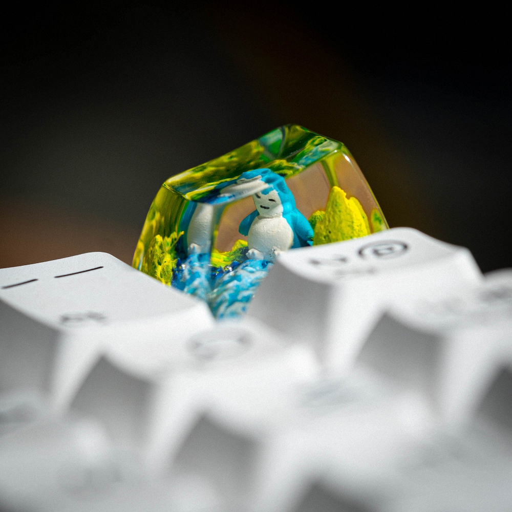 Pokemon - Snolax Artisan Keycap Breakwooden 9