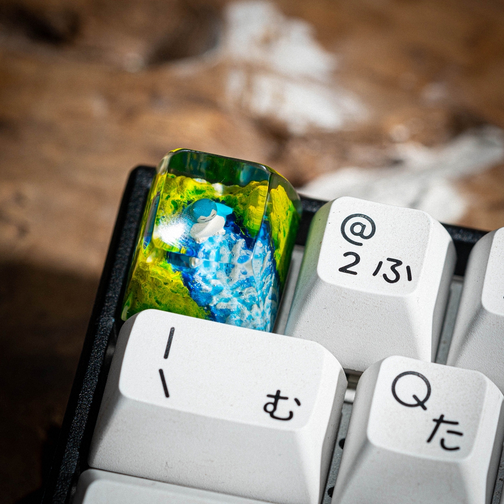 Pokemon - Snolax Artisan Keycap Breakwooden 9