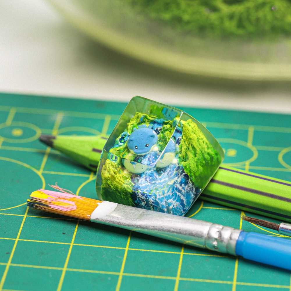 Pokemon - Spheal Artisan Keycap Breakwooden