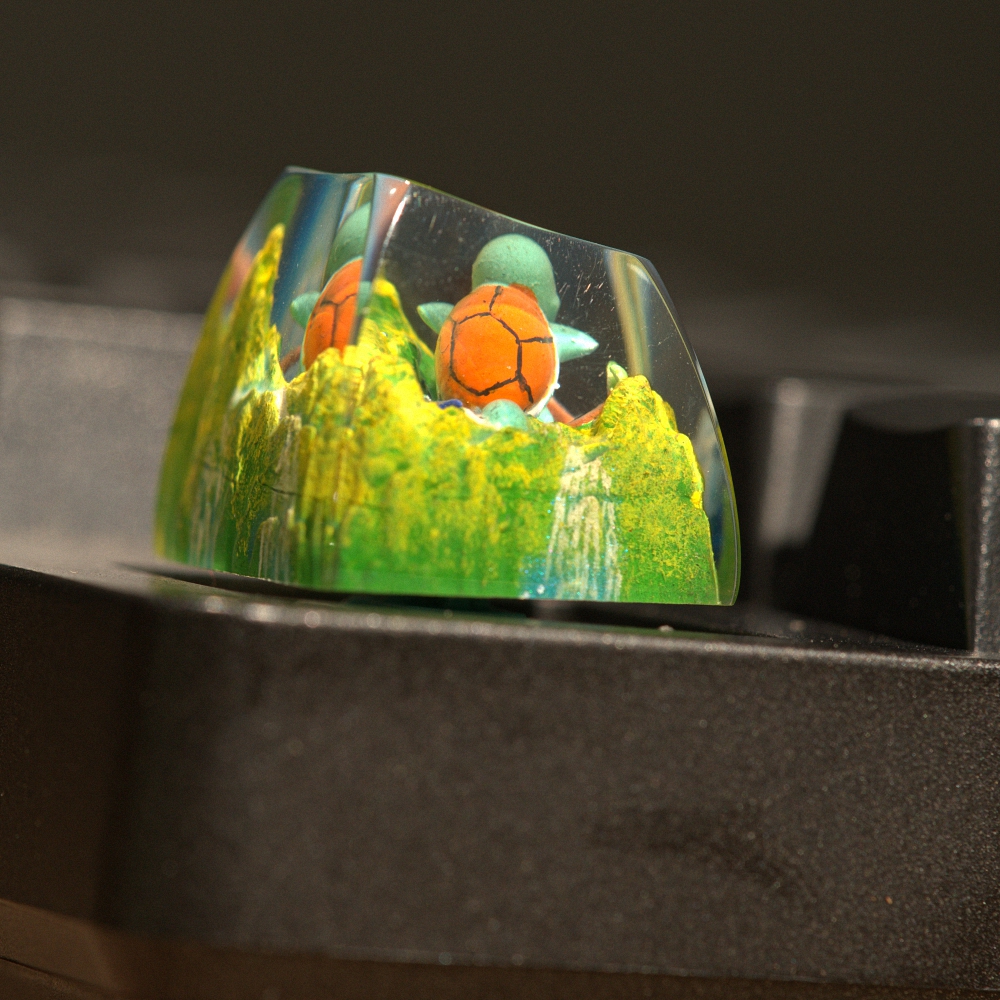 Pokemon - Squirtle Artisan Keycap Breakwooden 10