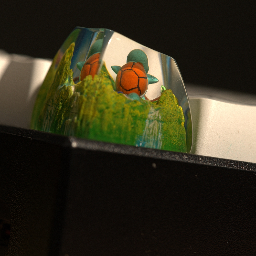 Pokemon - Squirtle Artisan Keycap Breakwooden 10