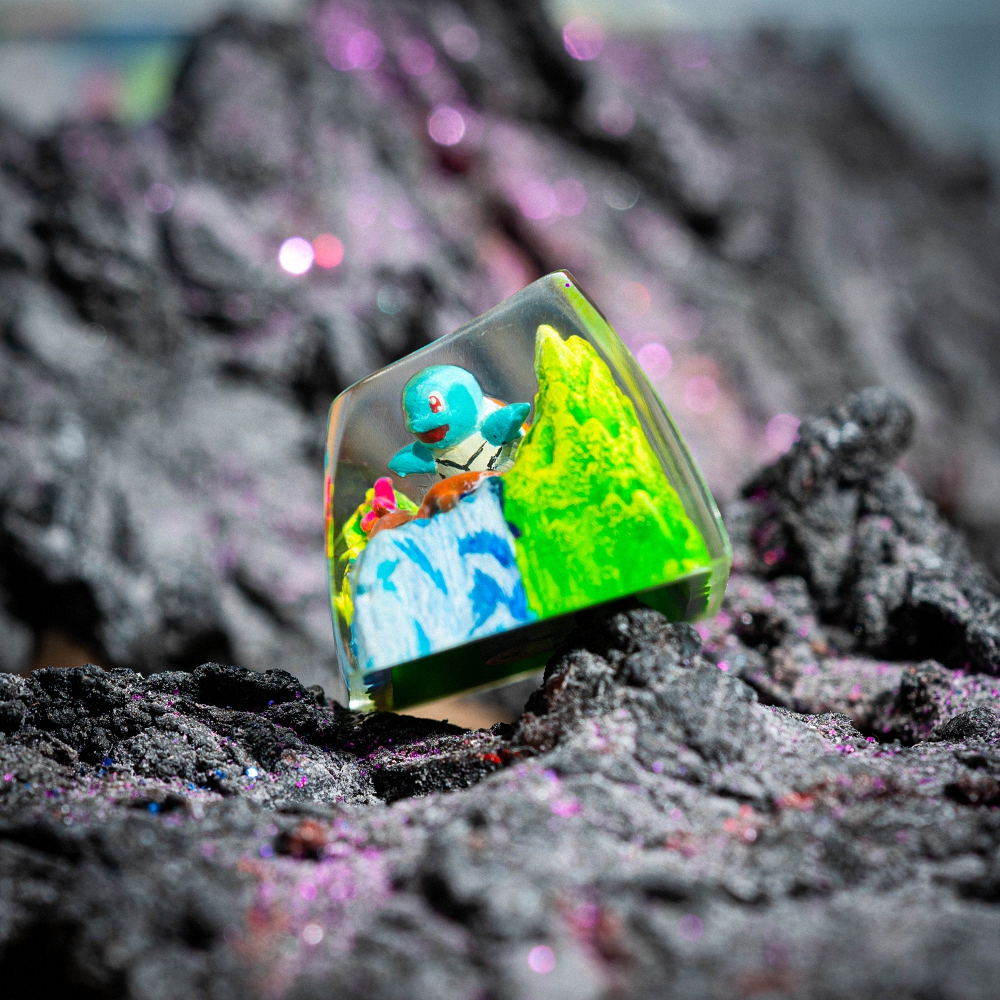 Pokemon - Squirtle Artisan Keycap Breakwooden 11