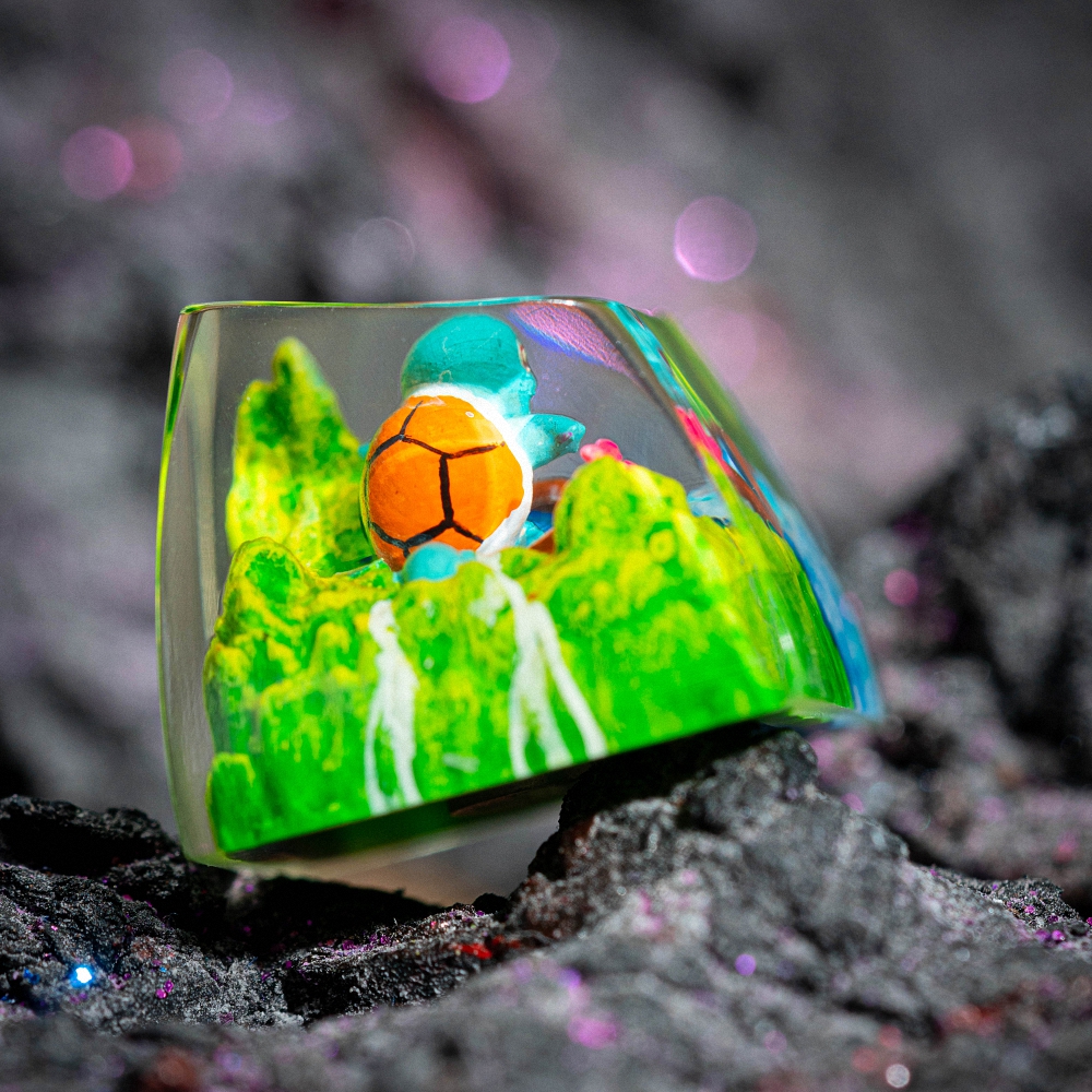 Pokemon - Squirtle Artisan Keycap Breakwooden 11