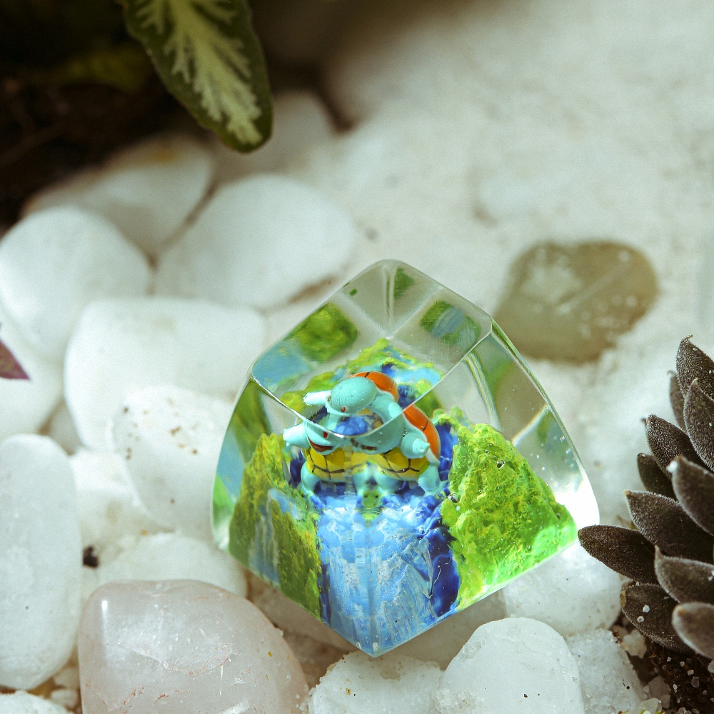 Pokemon - Squirtle Artisan Keycap Breakwooden 12