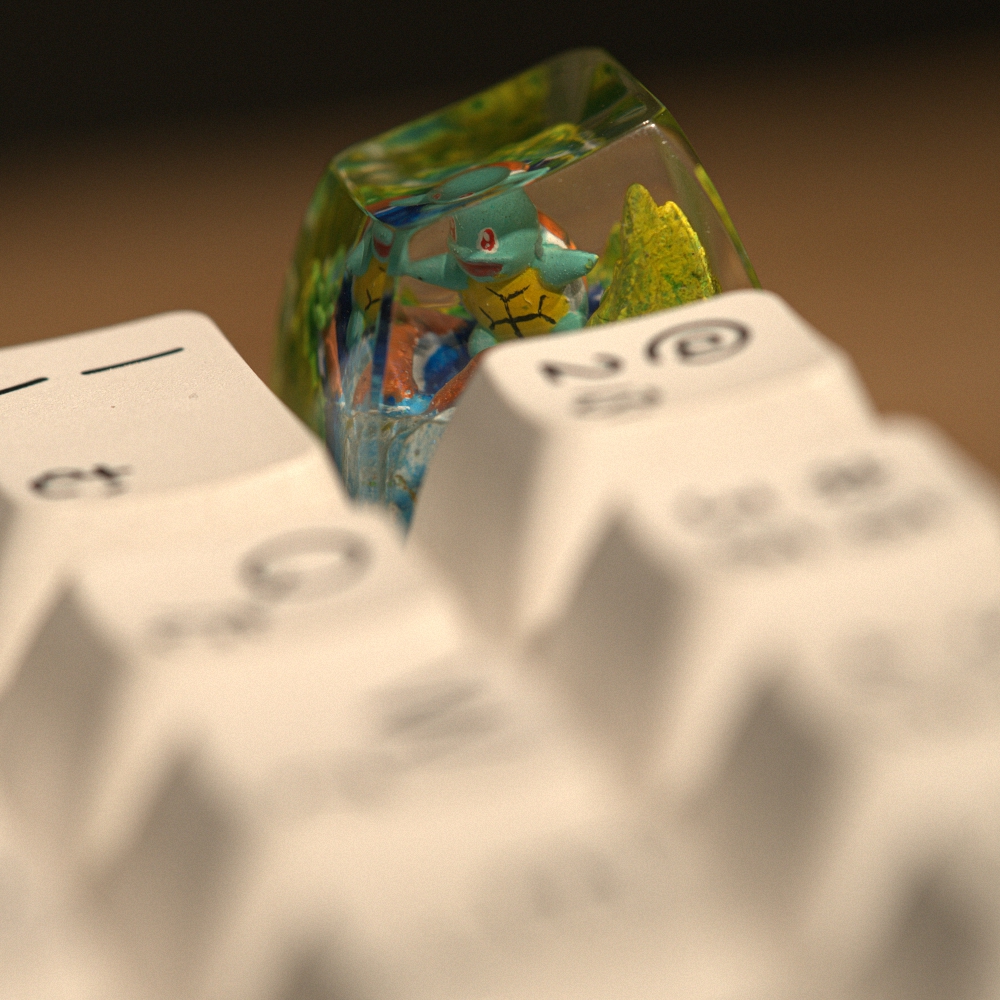 Pokemon - Squirtle Artisan Keycap Breakwooden 14