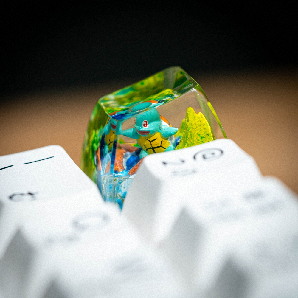 Pokemon - Squirtle Artisan Keycap Breakwooden 14