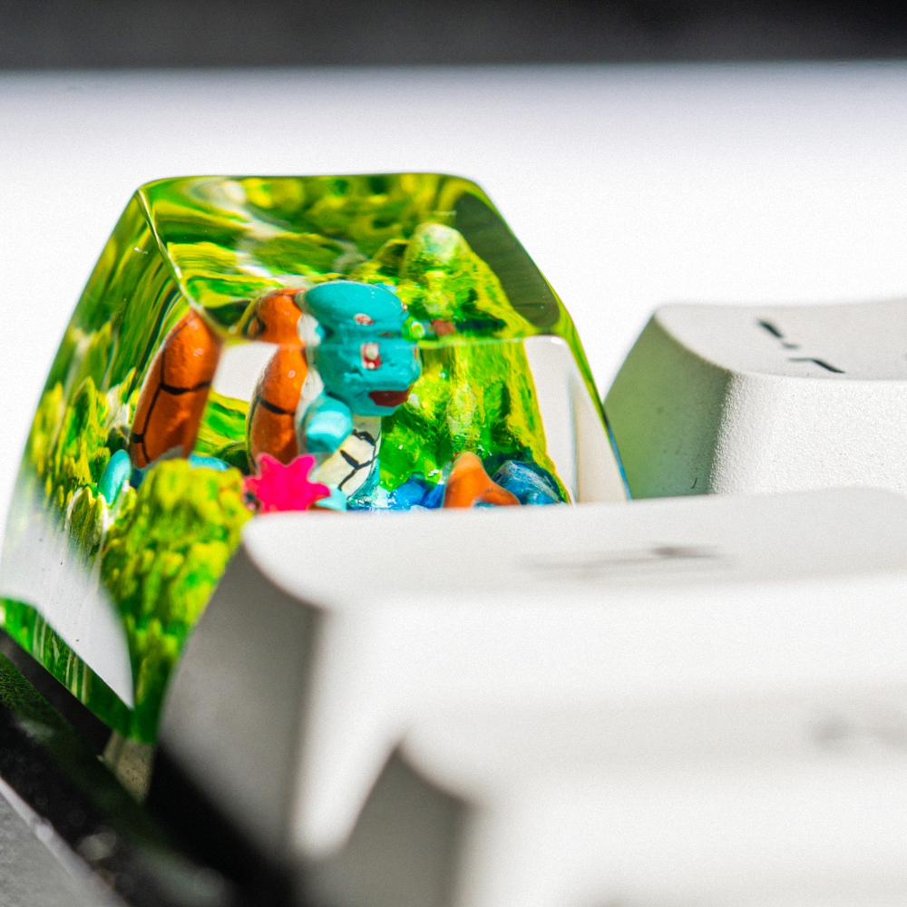 Pokemon - Squirtle Artisan Keycap Breakwooden 14