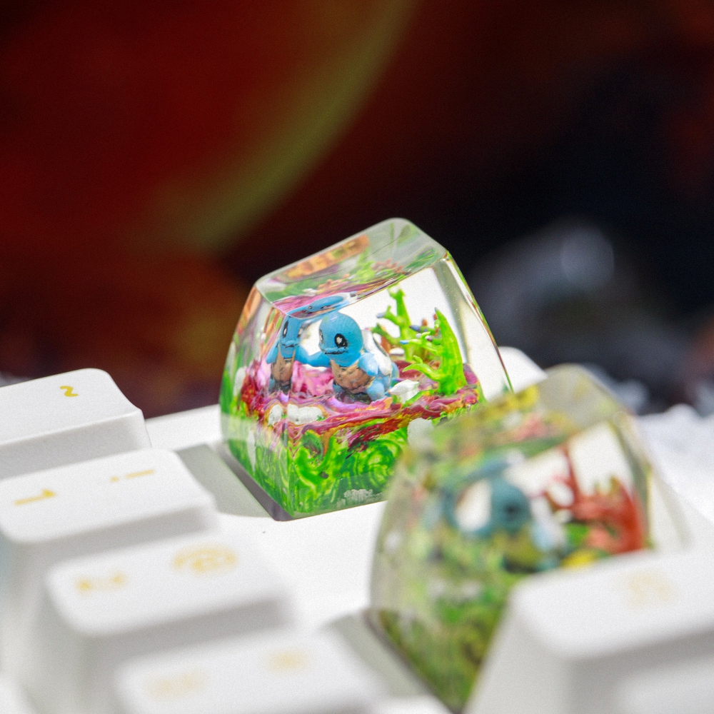 Pokemon - Squirtle Artisan Keycap Breakwooden 7