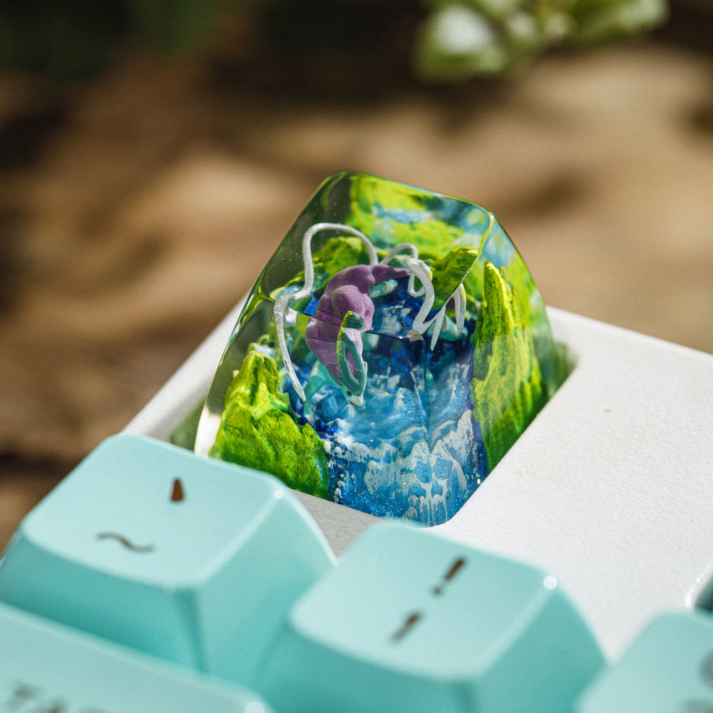 Pokemon - Suicune Artisan Keycap Breakwooden 2