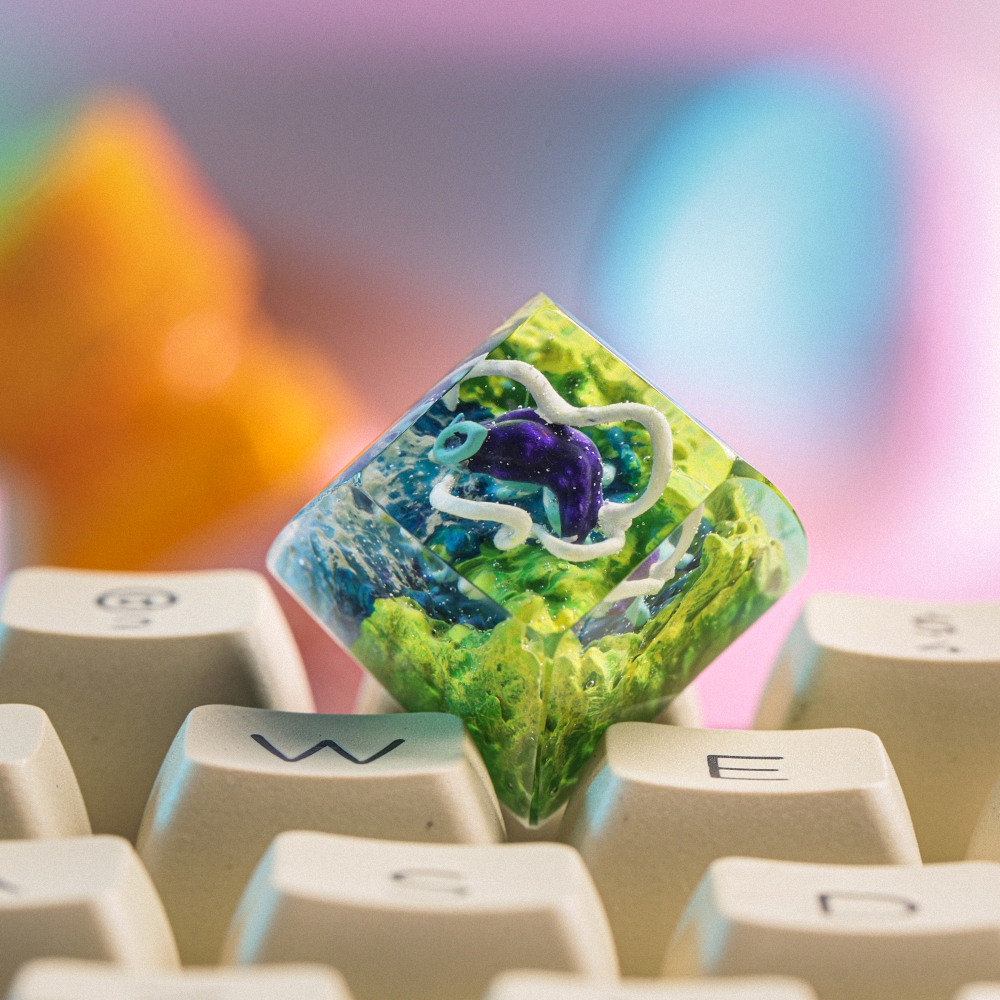 Pokemon - Suicune Artisan Keycap Breakwooden 5