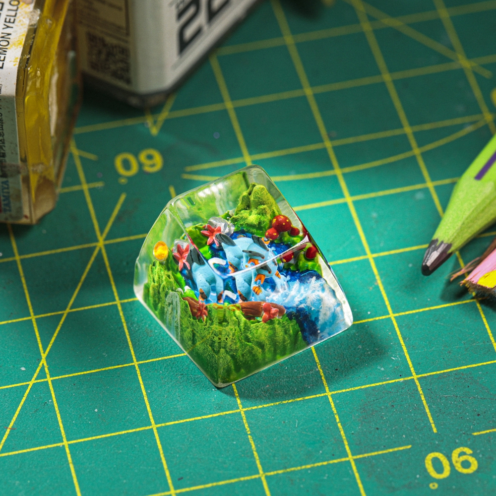 Pokemon - Swampert Artisan Keycap Breakwooden