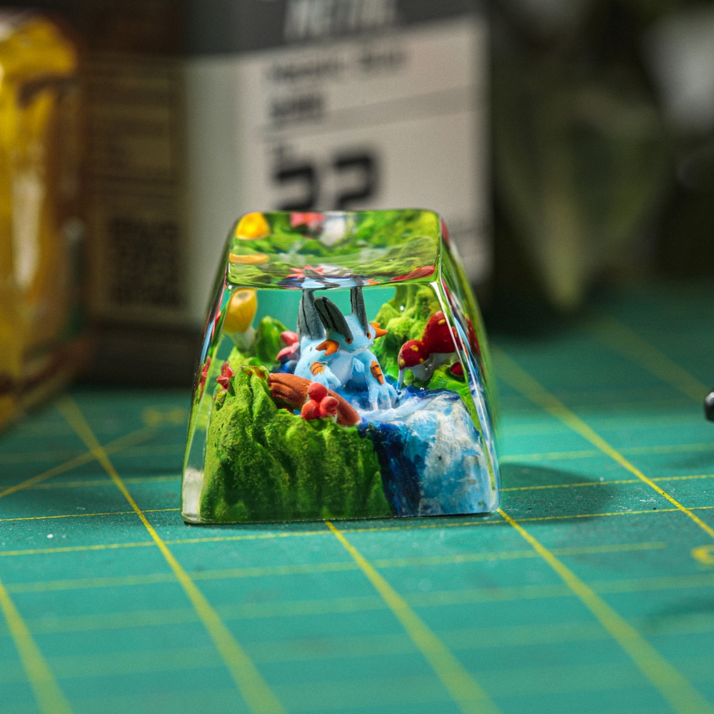 Pokemon - Swampert Artisan Keycap Breakwooden