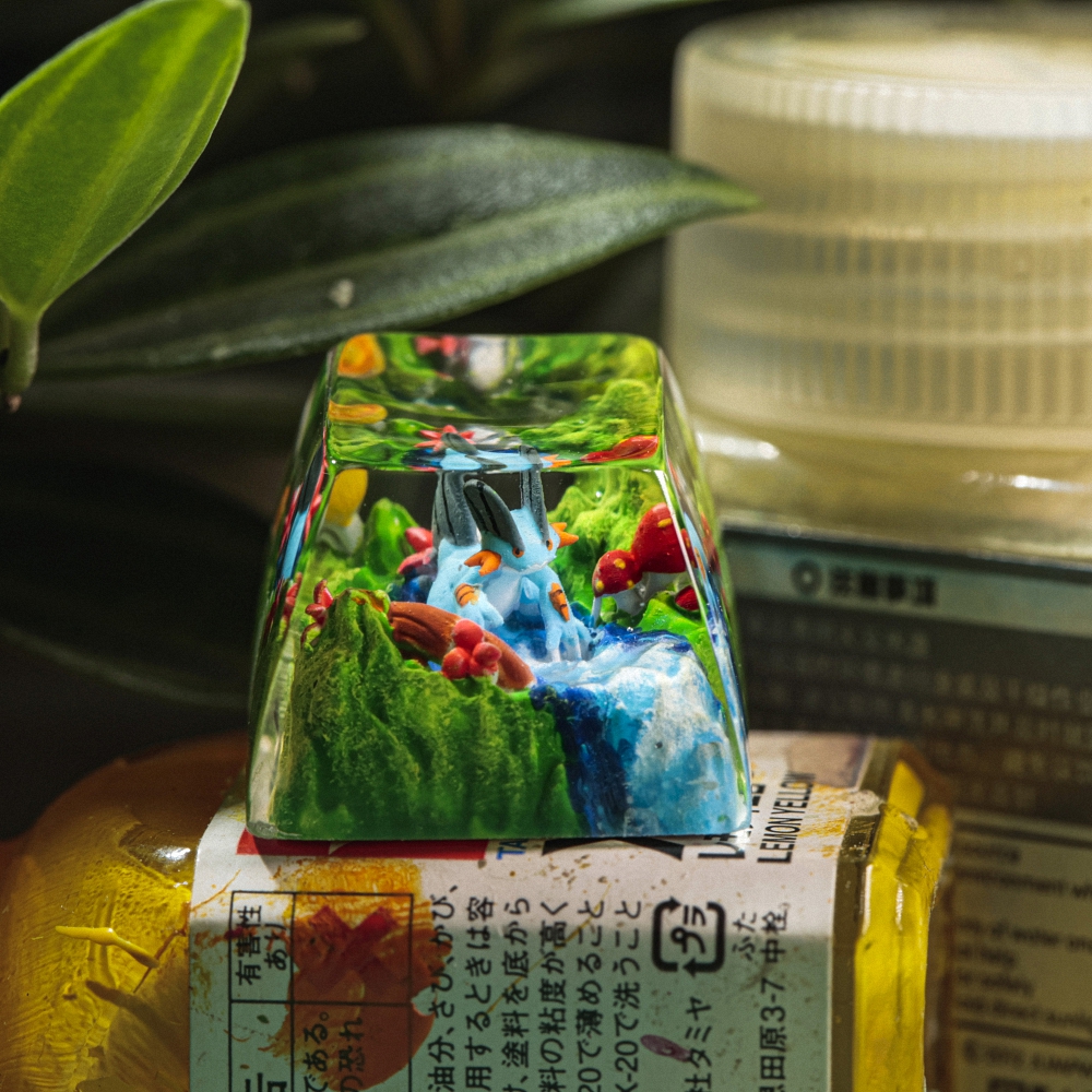 Pokemon - Swampert Artisan Keycap Breakwooden