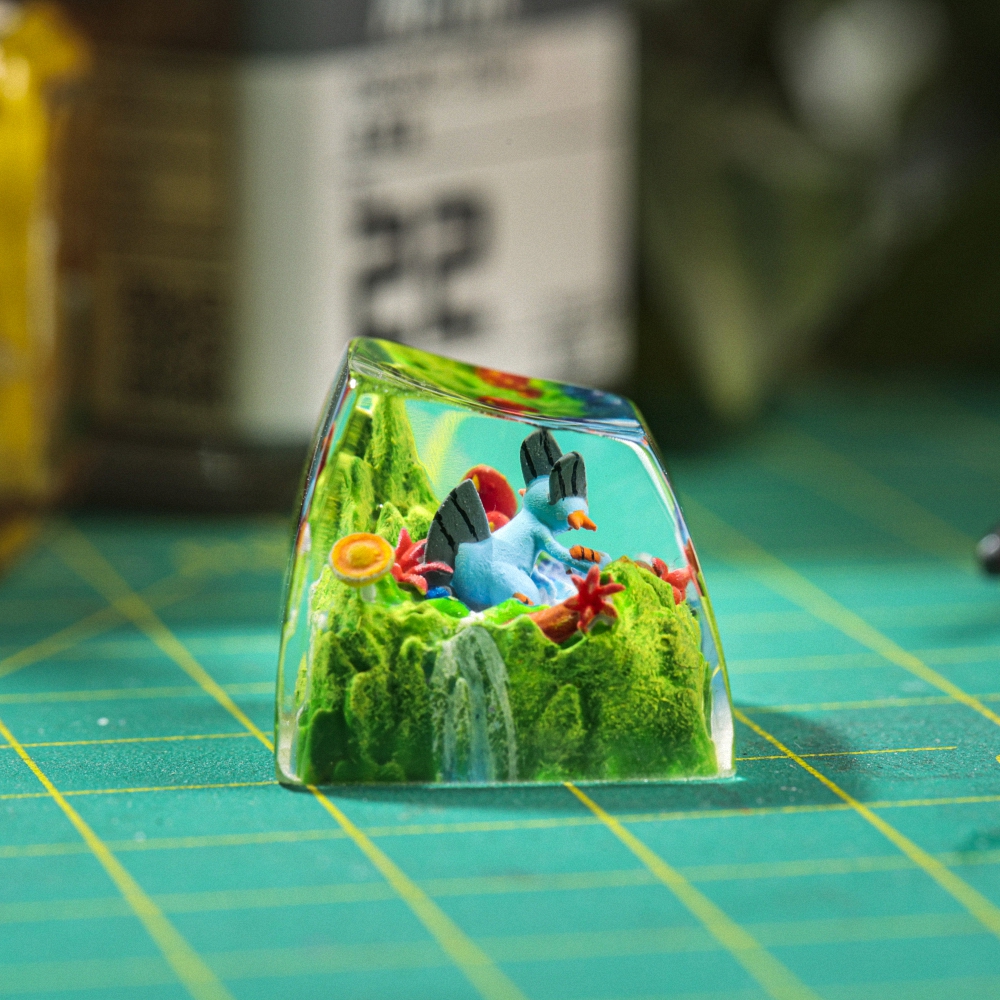 Pokemon - Swampert Artisan Keycap Breakwooden