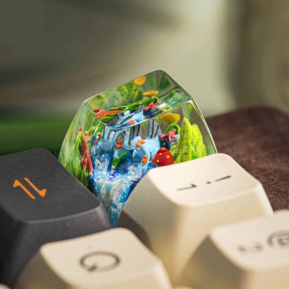 Pokemon - Swampert Artisan Keycap Breakwooden