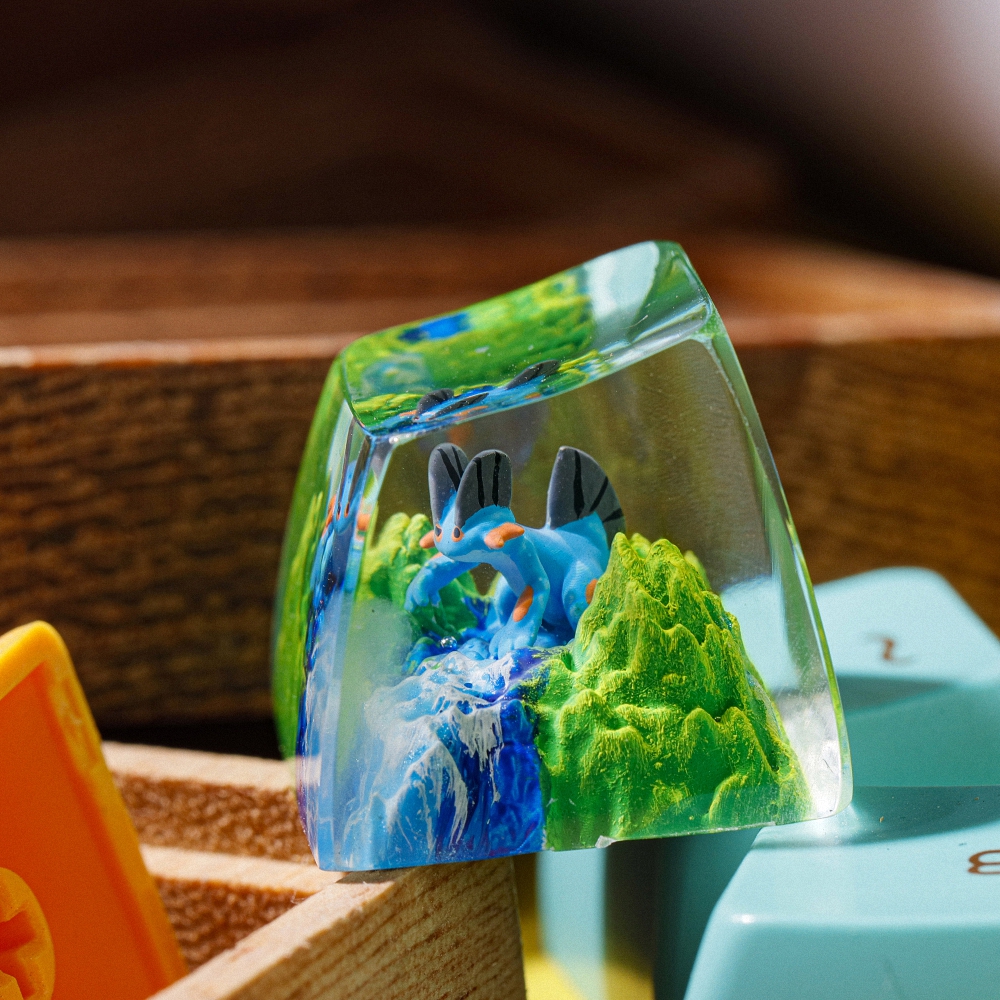 Pokemon - Swampert Artisan Keycap Breakwooden 2