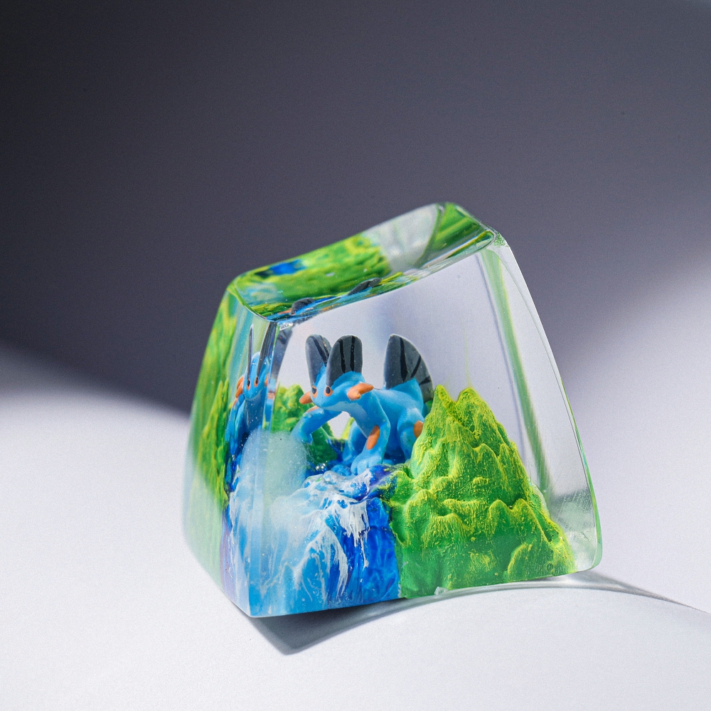 Pokemon - Swampert Artisan Keycap Breakwooden 2