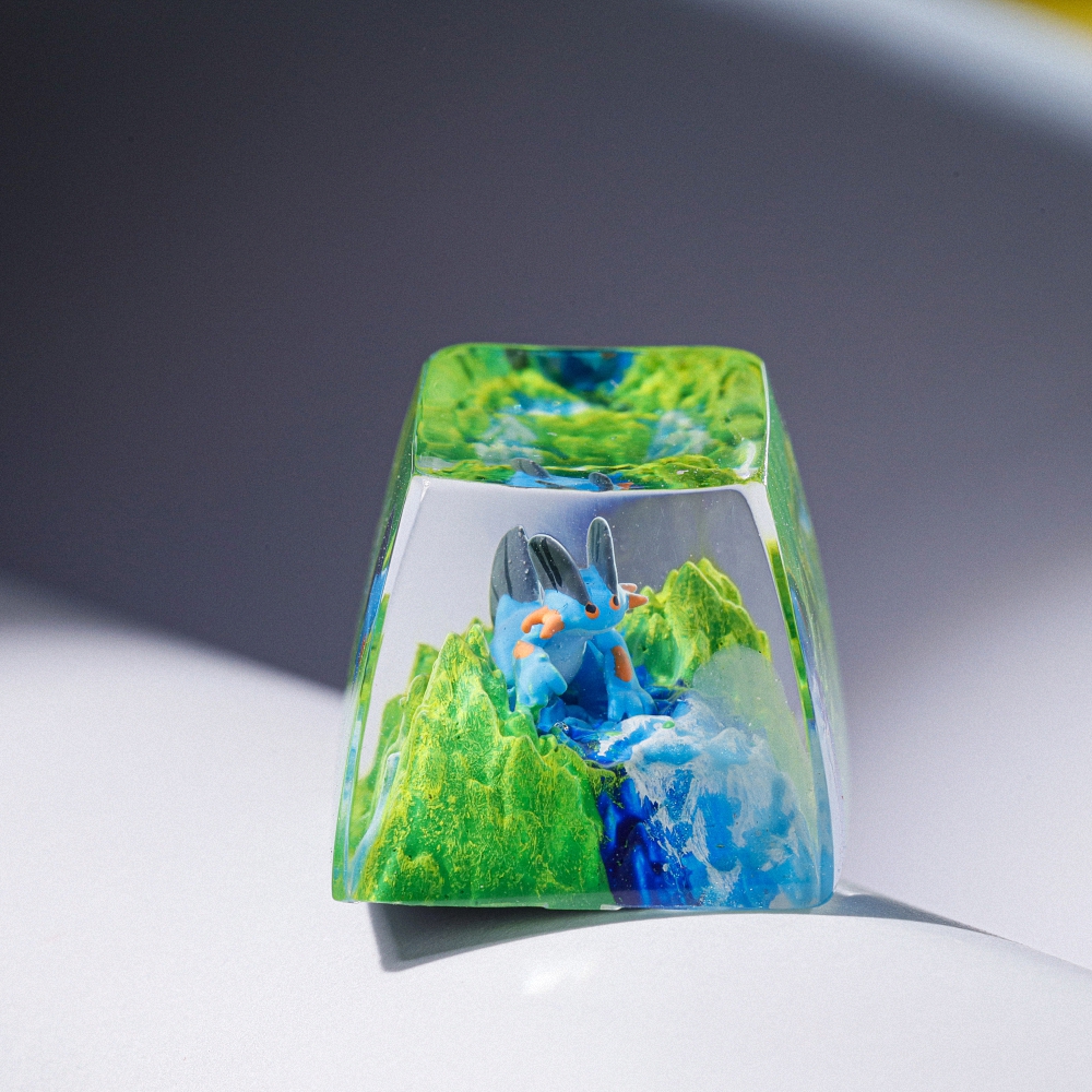 Pokemon - Swampert Artisan Keycap Breakwooden 2