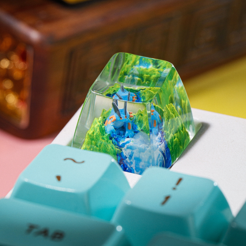 Pokemon - Swampert Artisan Keycap Breakwooden 2