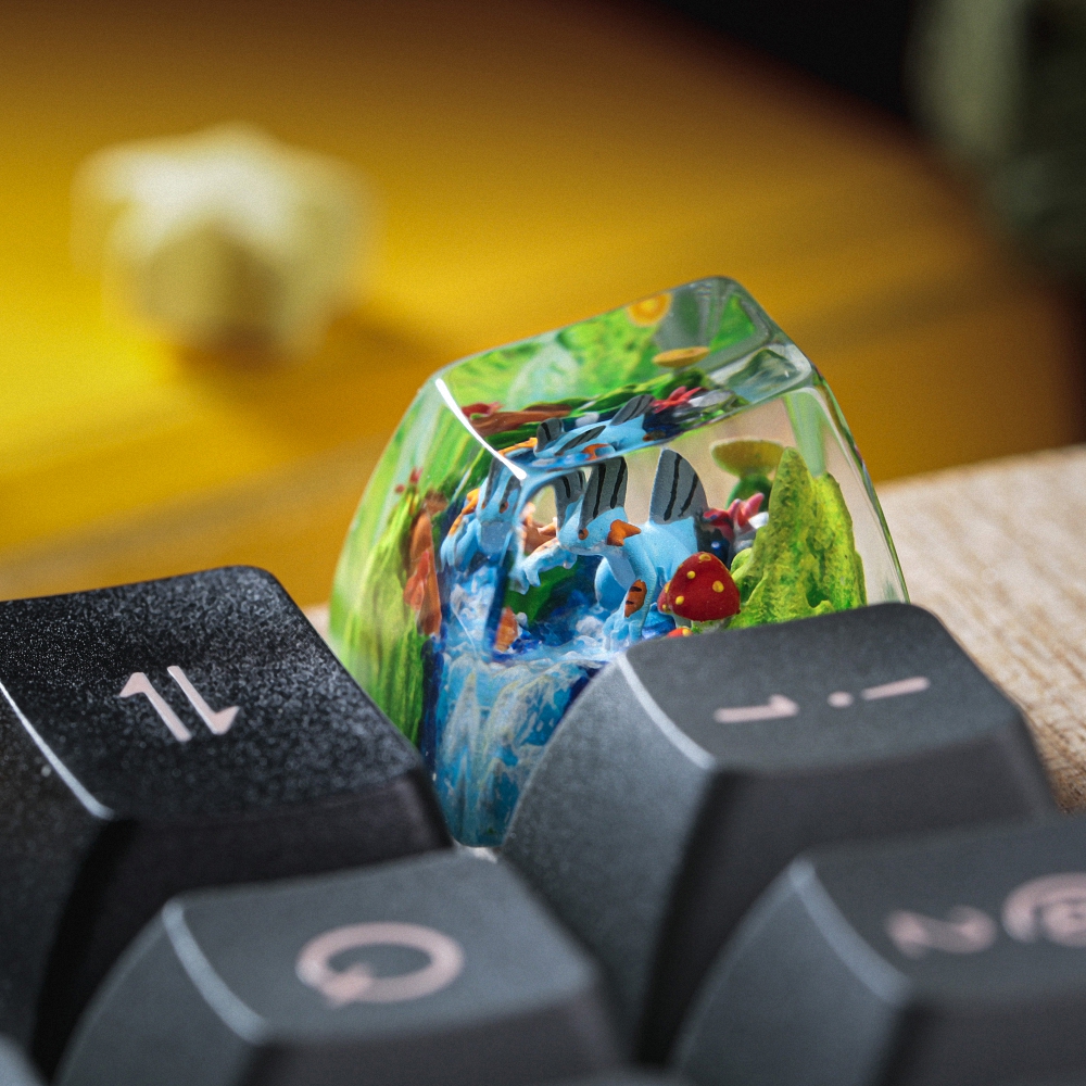Pokemon - Swampert Artisan Keycap Breakwooden 4