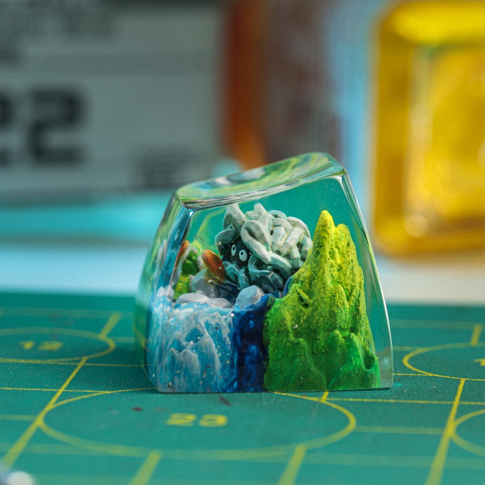 Pokemon - Tangela Artisan Keycap Breakwooden