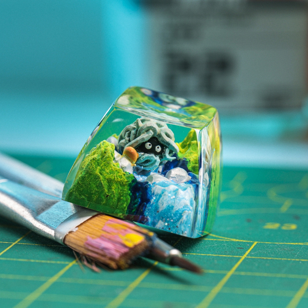 Pokemon - Tangela Artisan Keycap Breakwooden