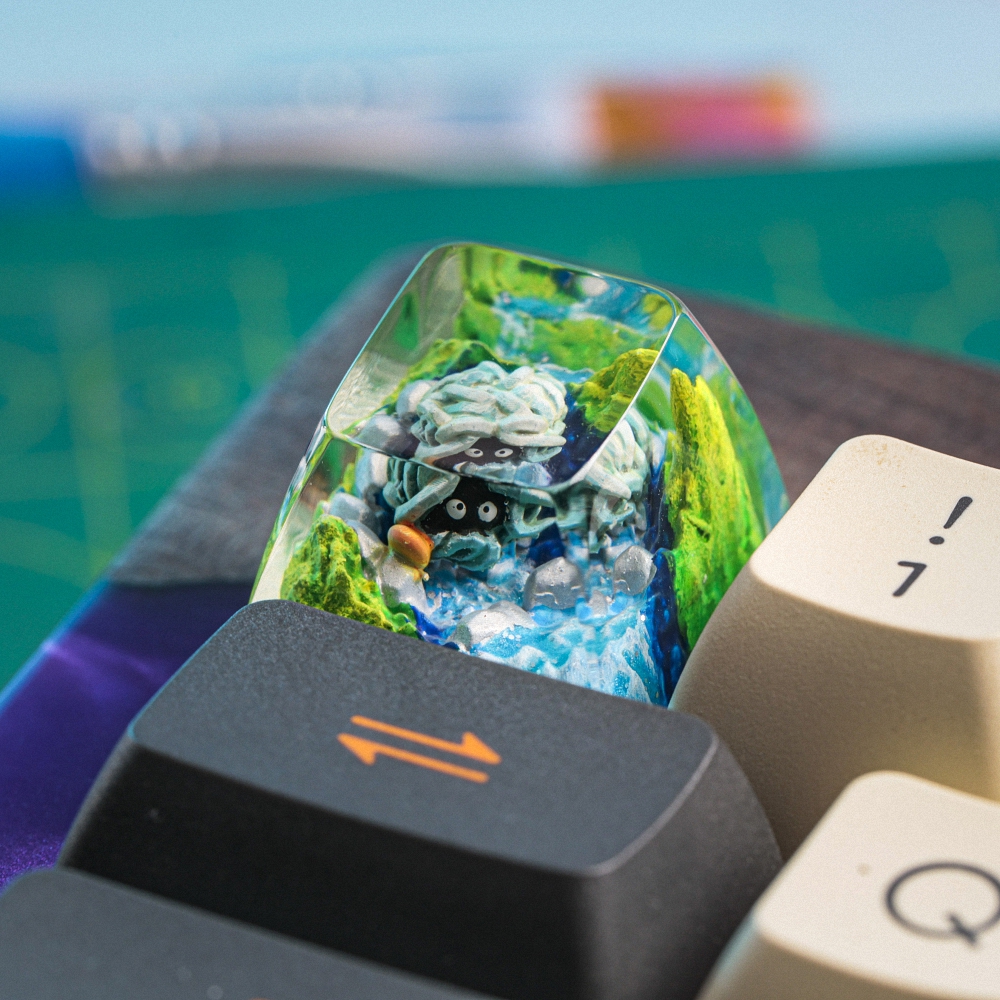 Pokemon - Tangela Artisan Keycap Breakwooden 2