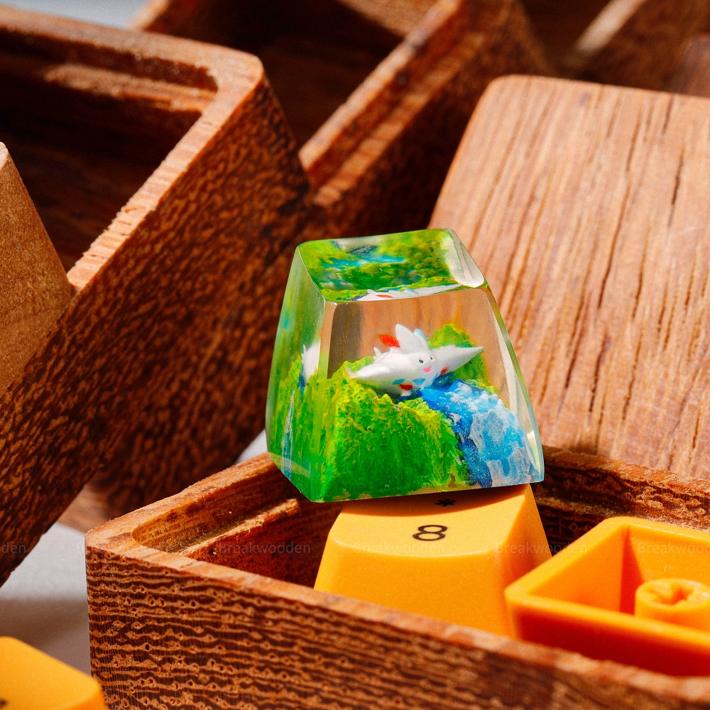 Pokemon - Togekiss Artisan Keycap Breakwooden