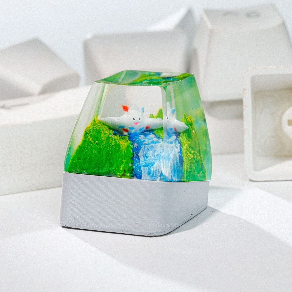 Pokemon - Togekiss Artisan Keycap Breakwooden 2