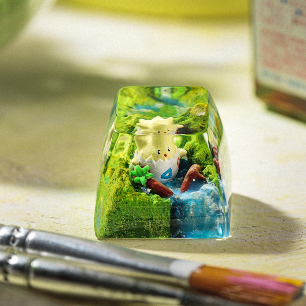 Pokemon - Togepi Artisan Keycap Breakwooden 11