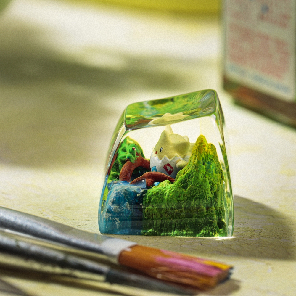 Pokemon - Togepi Artisan Keycap Breakwooden 11