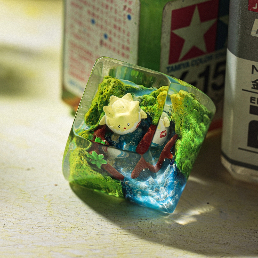 Pokemon - Togepi Artisan Keycap Breakwooden 11