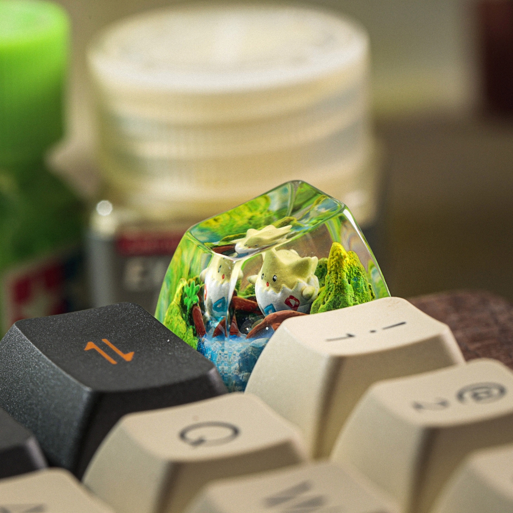 Pokemon - Togepi Artisan Keycap Breakwooden 12