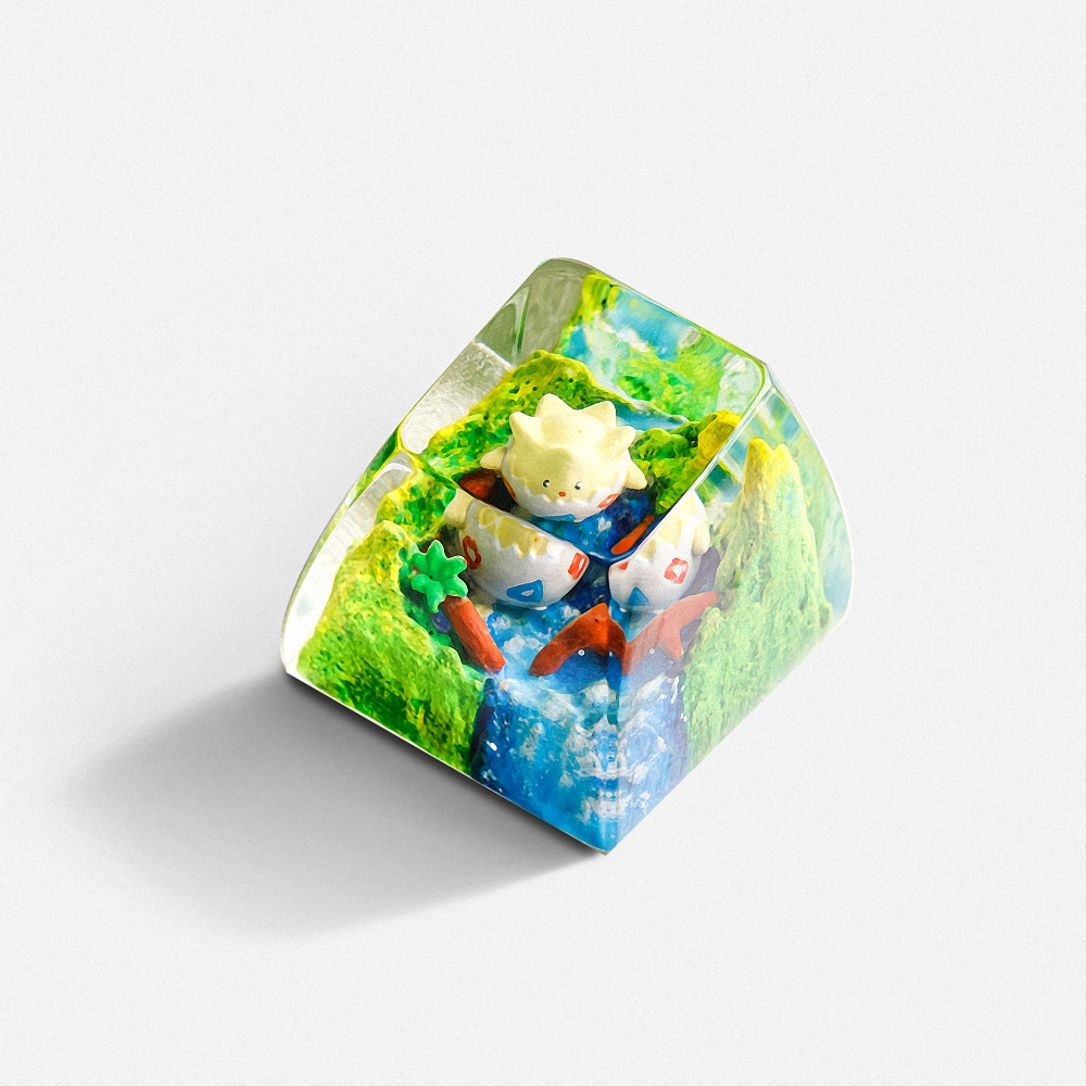 Pokemon - Togepi Artisan Keycap Breakwooden 13
