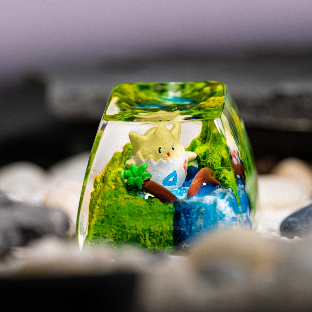 Pokemon - Togepi Artisan Keycap Breakwooden 3