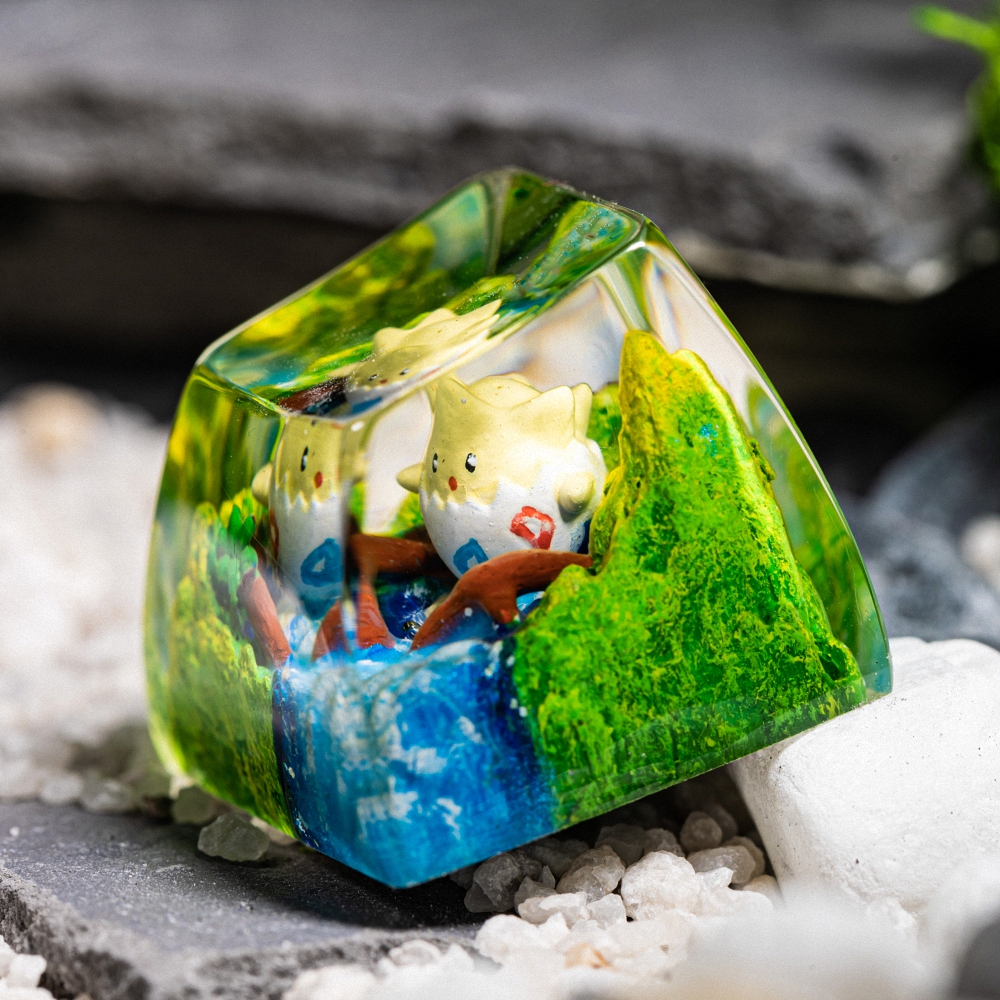 Pokemon - Togepi Artisan Keycap Breakwooden 3