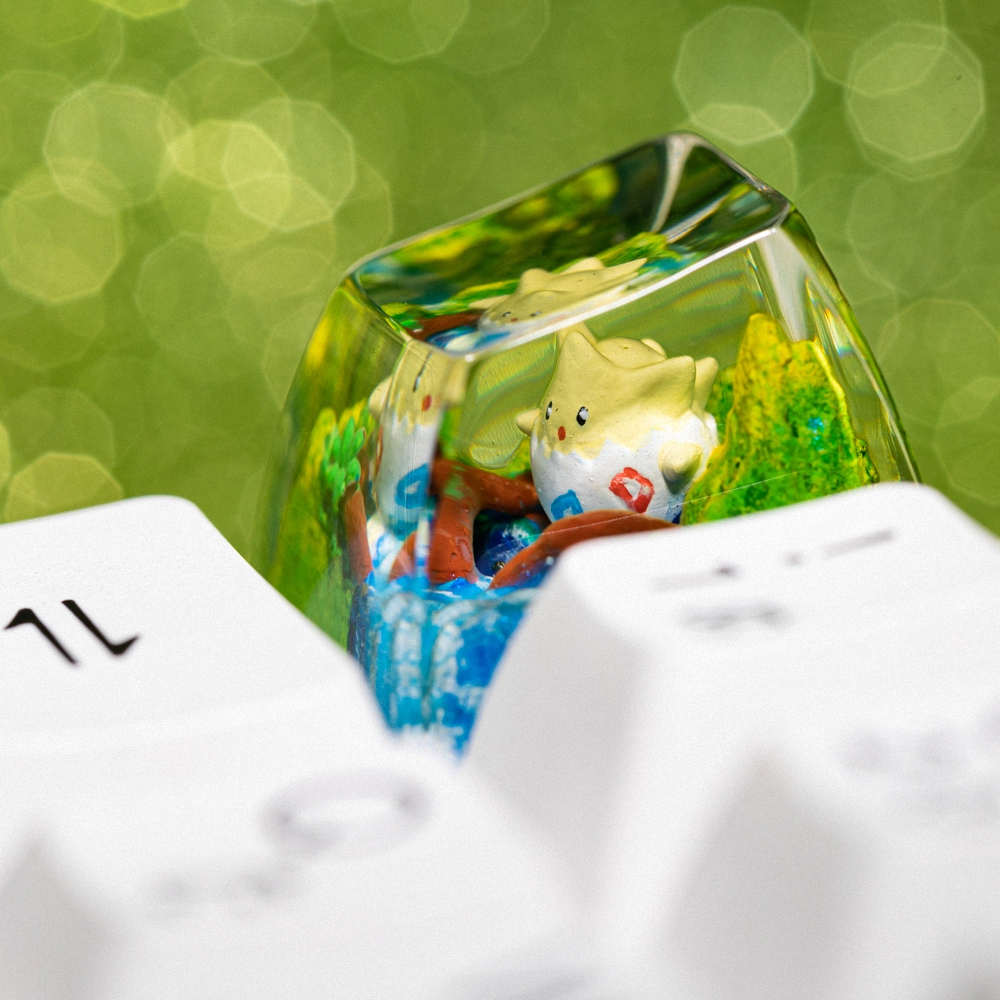 Pokemon - Togepi Artisan Keycap Breakwooden 4