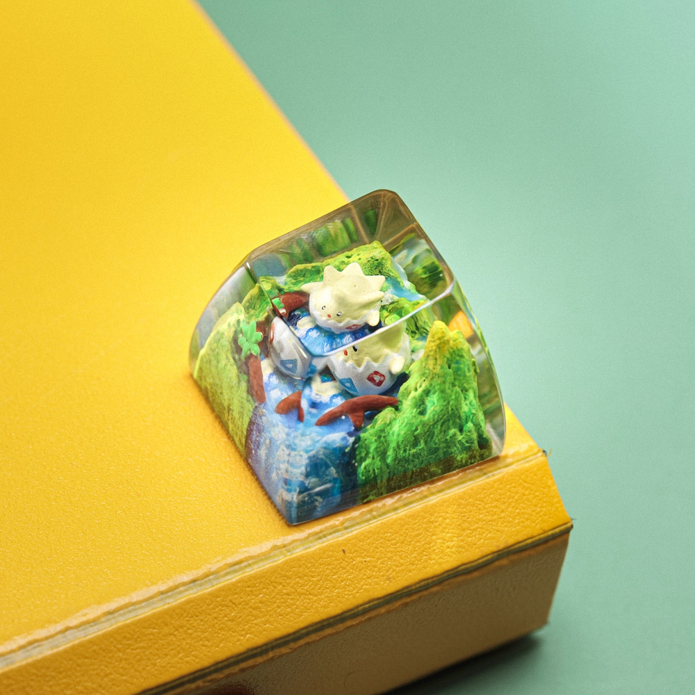 Pokemon - Togepi Artisan Keycap Breakwooden 6