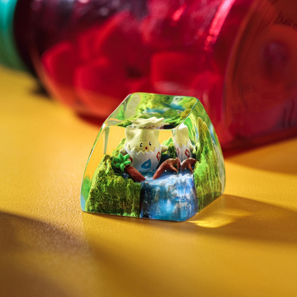 Pokemon - Togepi Artisan Keycap Breakwooden 6